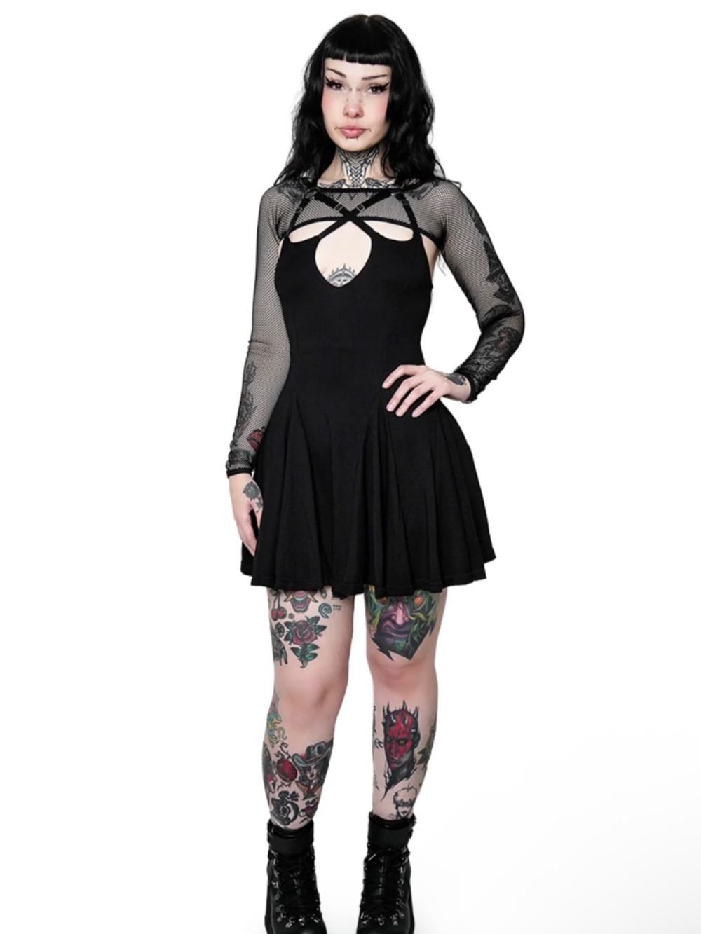 Forest Ink - FLORENCE MINI DRESS XL